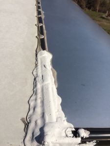 Caulk on front detail